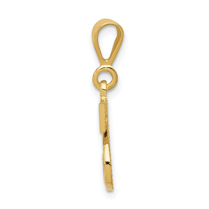 10K Yellow Gold 10Ky Initial S Pendant