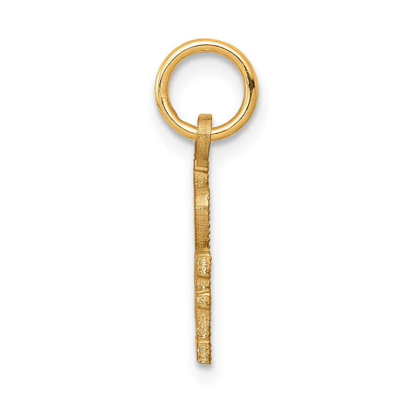 10k Yellow Gold I HEART GOLF Charm