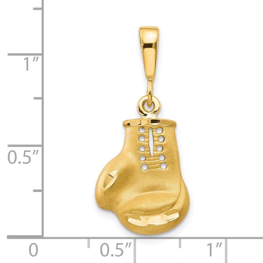 10K Yellow Gold 10K Boxing Glove Charm