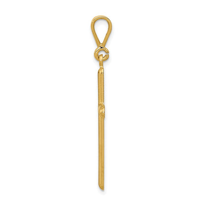 10K Yellow Gold Cross Pendant