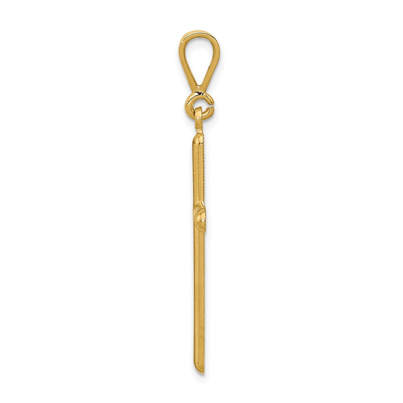 10K Yellow Gold Cross Pendant