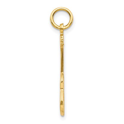 10k Yellow Gold Guitar Charm