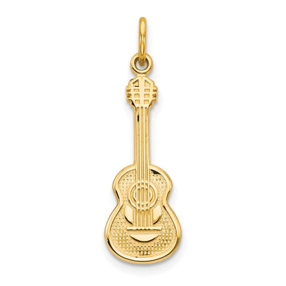 10k Yellow Gold Guitar Charm