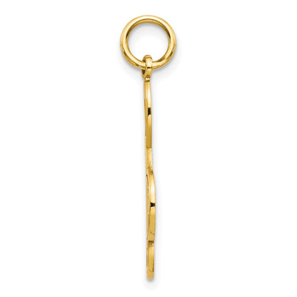 10k Yellow Gold Treble Clef Charm