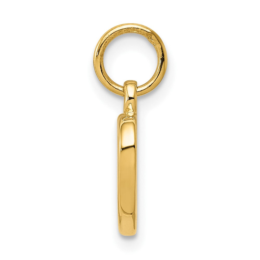 10K Yellow Gold 10K Polished Cut-Out Heart Pendant