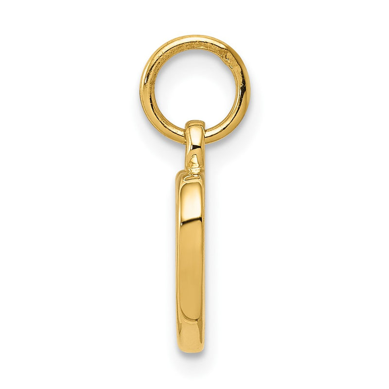 10K Yellow Gold 10K Polished Cut-Out Heart Pendant