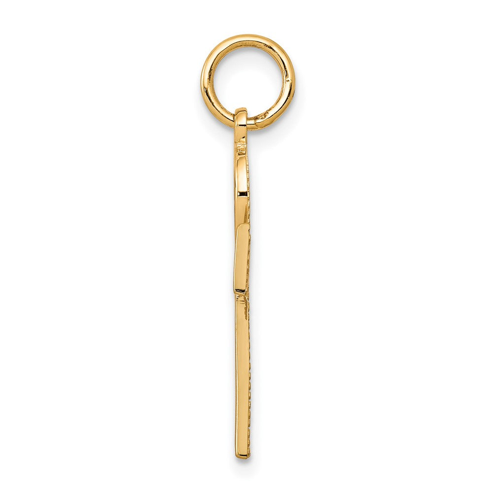 10k Yellow Gold Ankh Cross Charm