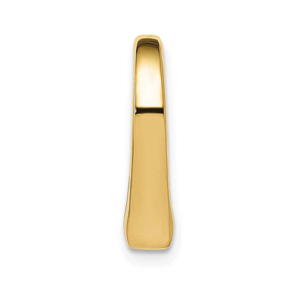 10K Yellow Gold 10K Polished Heart Chain Slide