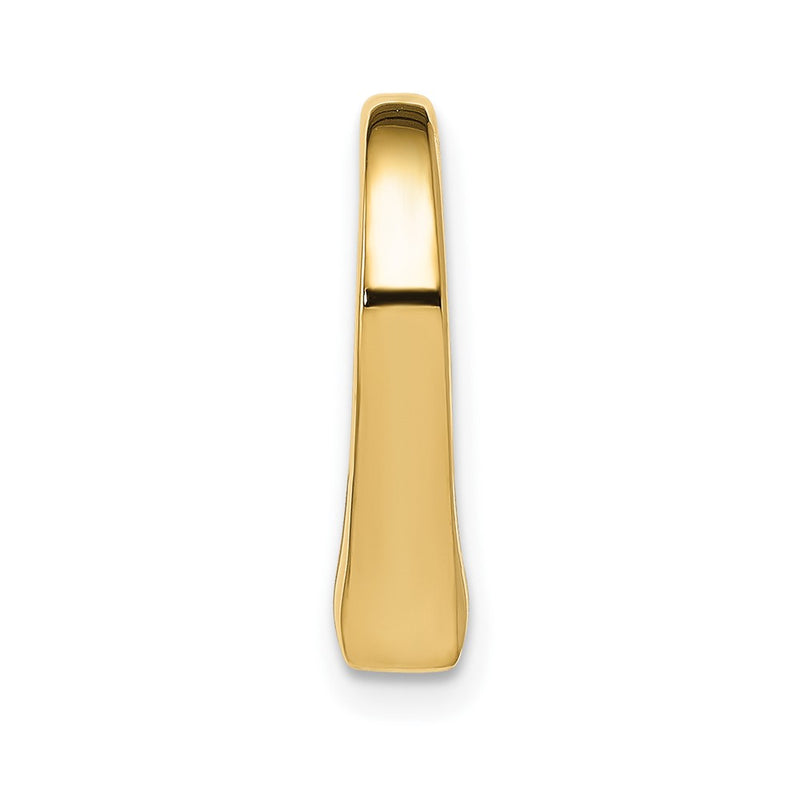 10K Yellow Gold 10K Polished Heart Chain Slide