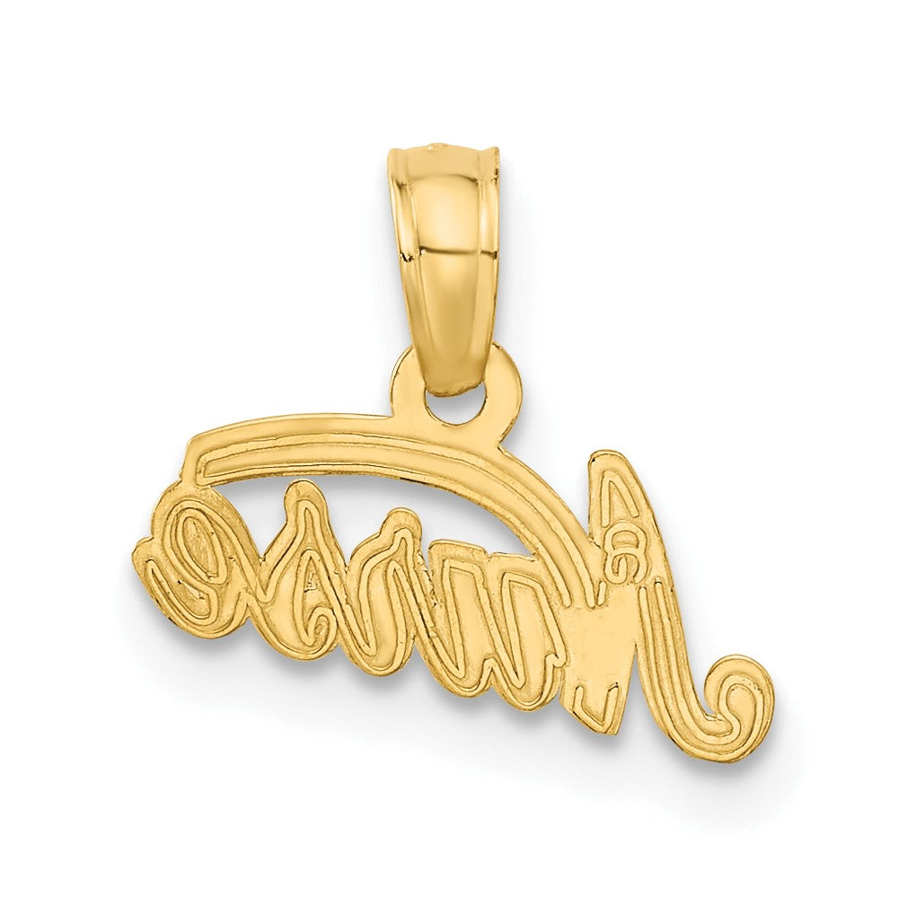10K Yellow Gold 10K Nurse Pendant