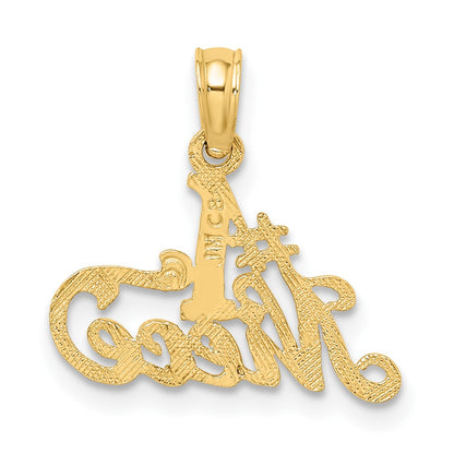 10K Yellow Gold #1 Niece Charm