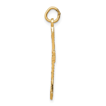 10k Yellow Gold Cross Charm