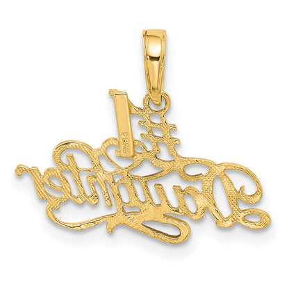 10K Yellow Gold #1 Daughter Pendant