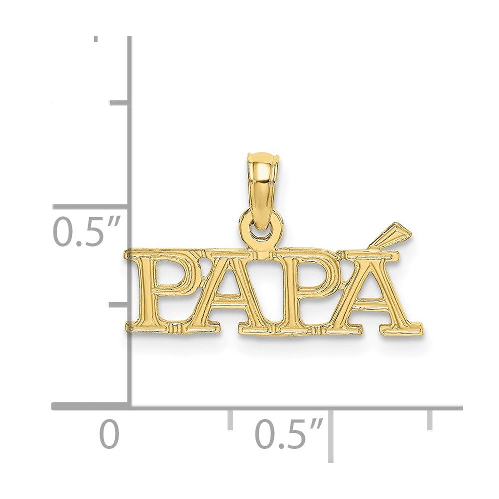 10K Yellow Gold Papa Charm