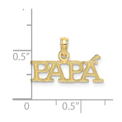 10K Yellow Gold Papa Charm