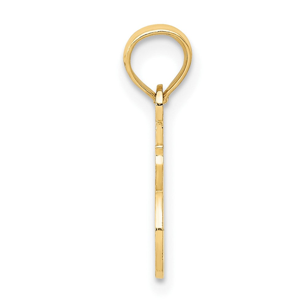 10K Yellow Gold #1 Sister Pendant