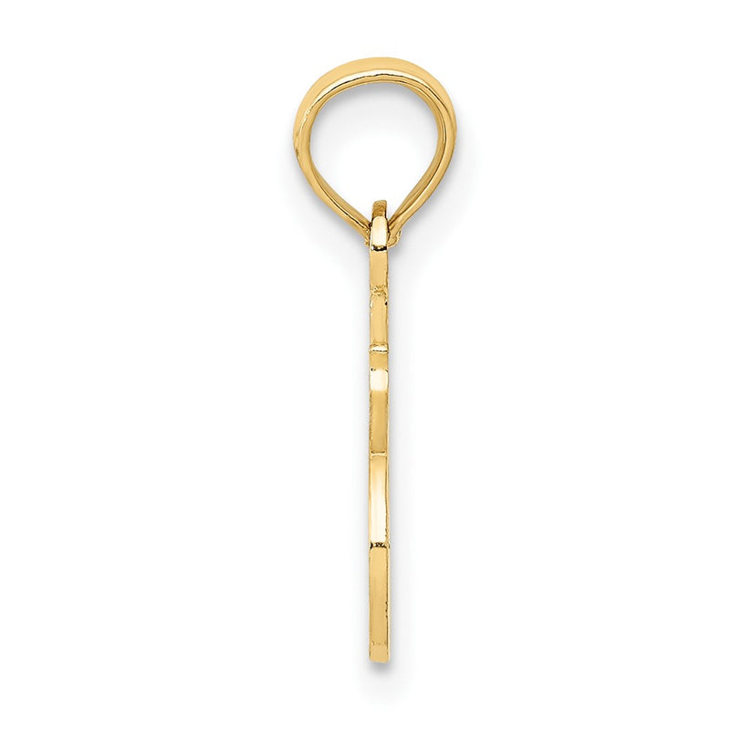 10K Yellow Gold #1 Sister Pendant