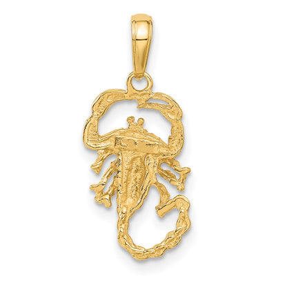 10K Yellow Gold Scorpion Charm