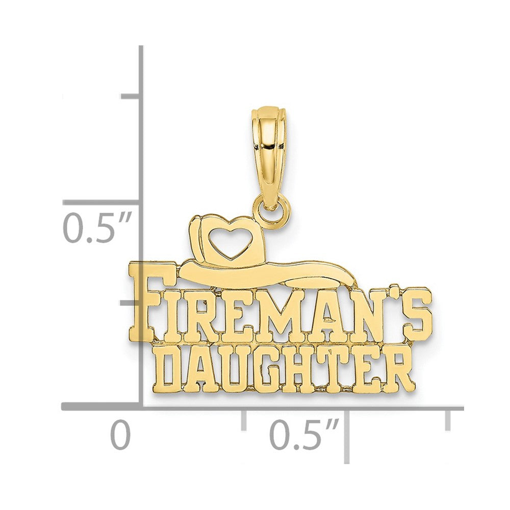 10K Yellow Gold Fireman'S Daughter Charm
