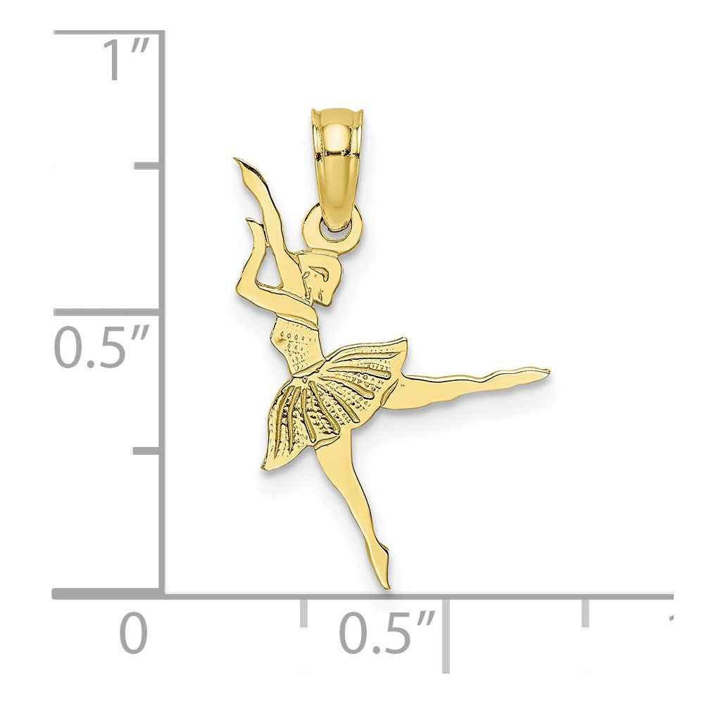 10K Yellow Gold 10K Ballerina Pendant