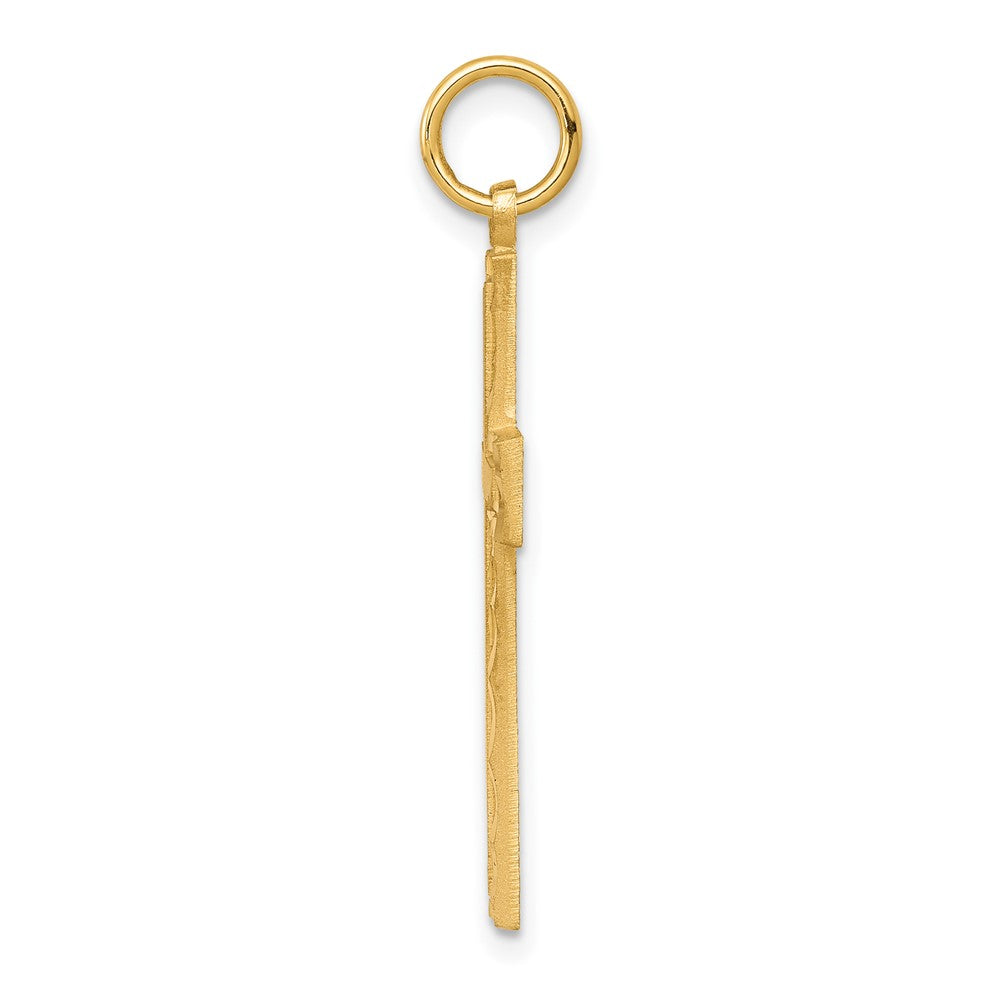 10k Yellow Gold Cross Charm