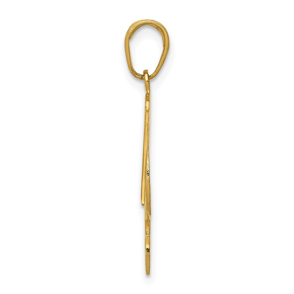 10K Yellow Gold Pelican Pendant