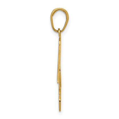 10K Yellow Gold Pelican Pendant
