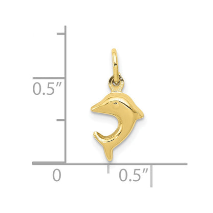 10K Yellow Gold Dolphin Charm