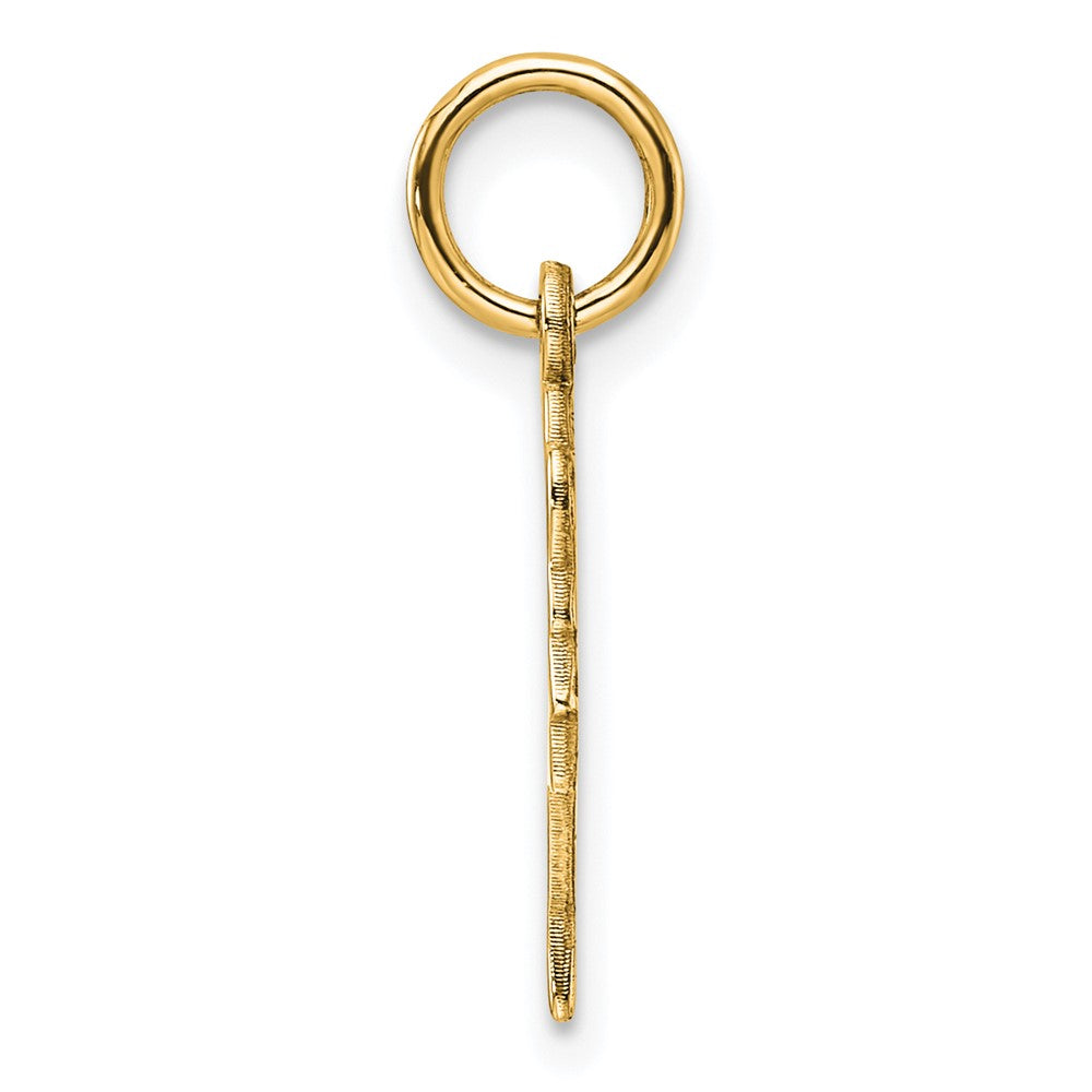 10k Yellow Gold Solid Bust of Nefertiti Charm