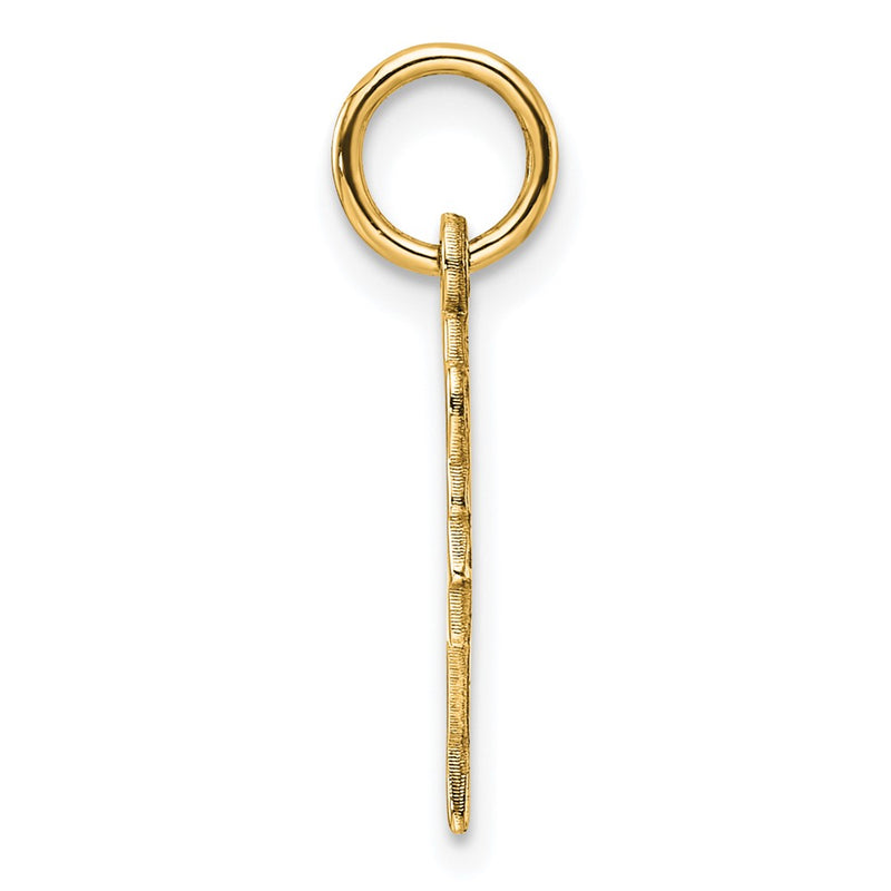 10k Yellow Gold Solid Bust of Nefertiti Charm