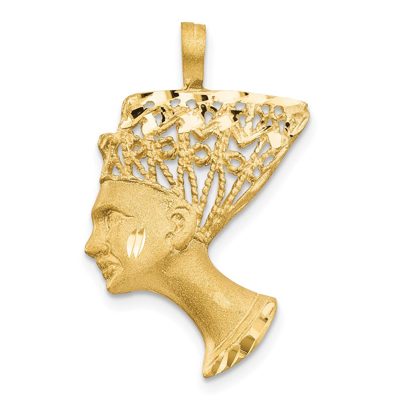 10k Yellow Gold Nefertiti Pendant