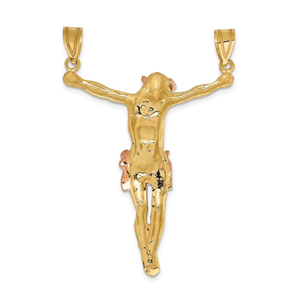10K Two-Tone Rose Corpus Pendant