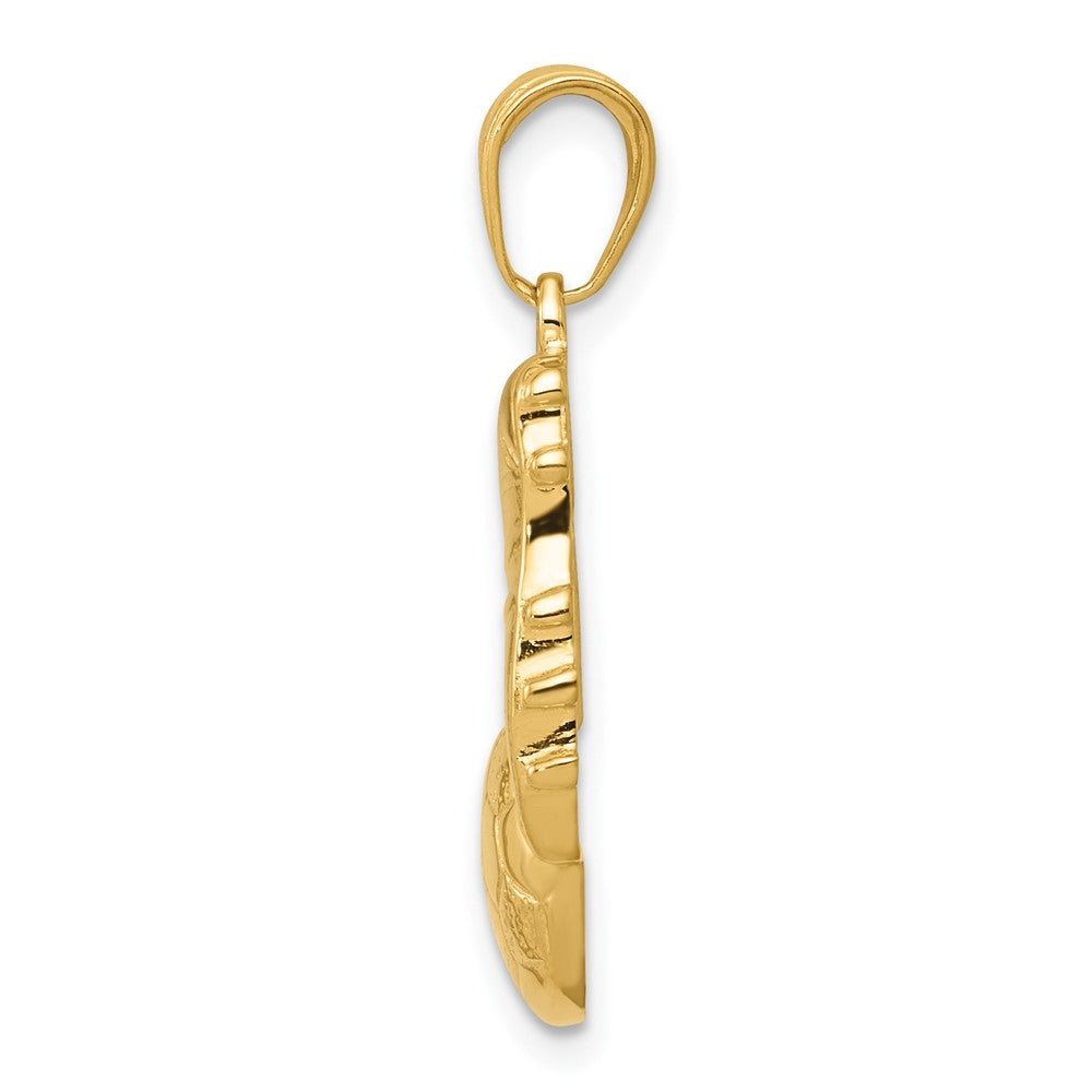 10K Yellow Gold 10K Soccer Ball And Shoe Pendant