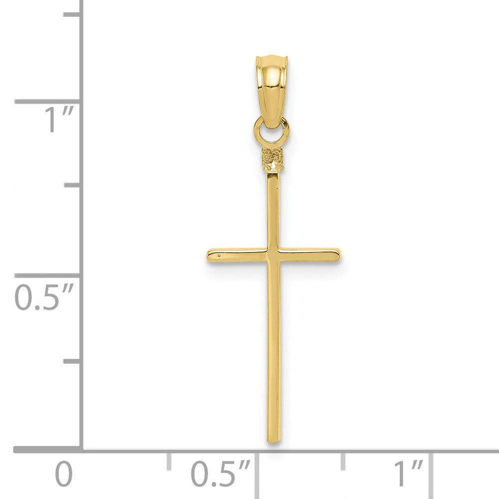 10K Yellow Gold 10K Polished Cross Pendant