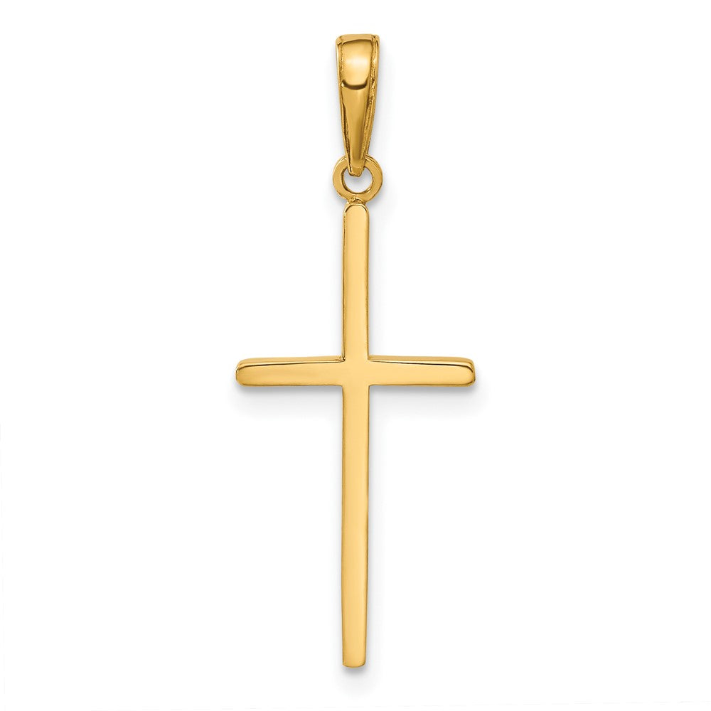 10K Yellow Gold 10K Polished Cross Pendant