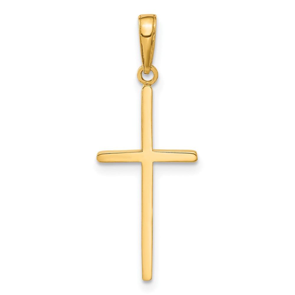 10K Yellow Gold 10K Polished Cross Pendant