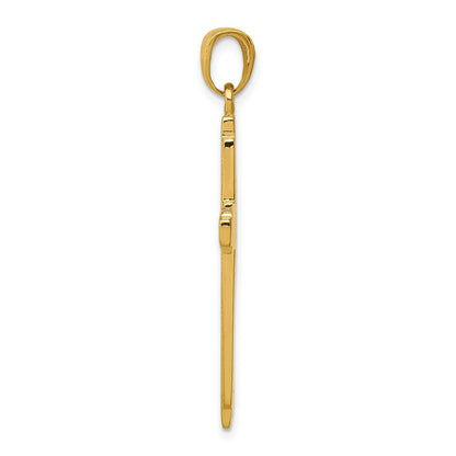 10K Yellow Gold Cross Pendant