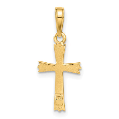 10K Yellow Gold 10K Cross Pendant