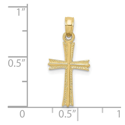 10K Yellow Gold 10K Cross Pendant