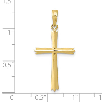 10K Yellow Gold Cross Pendant