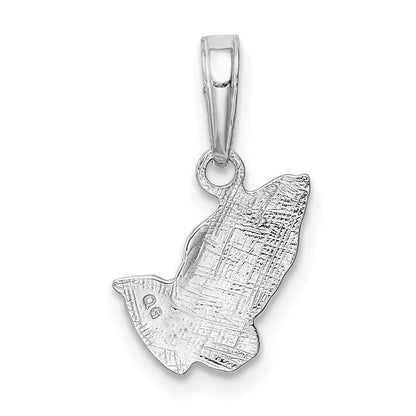 10K White Gold 10K Praying Hands Pendant