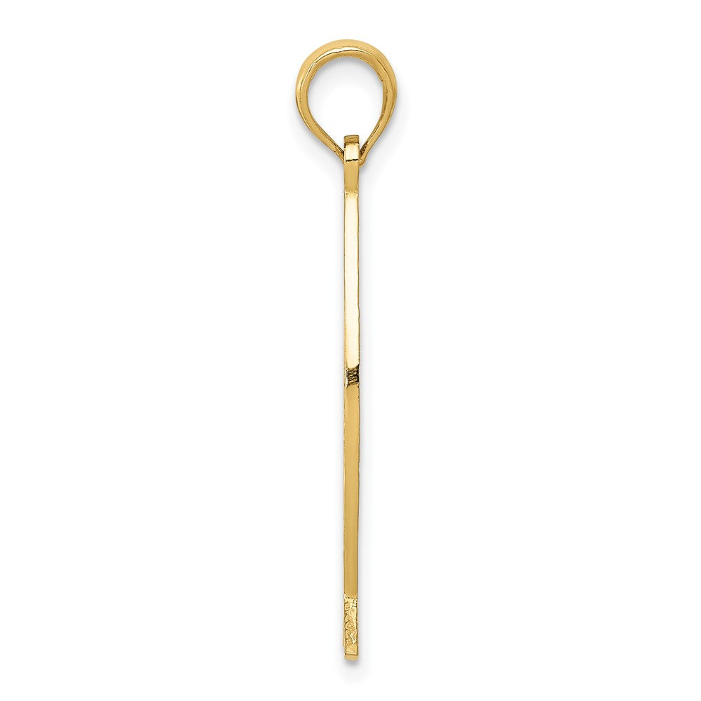 10K Yellow Gold 10K Ichthus Fish With Jesus Pendant