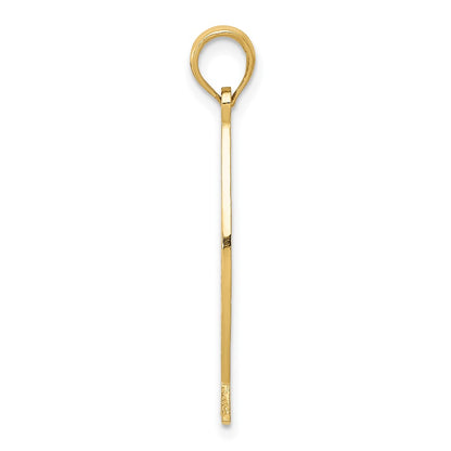 10K Yellow Gold 10K Ichthus Fish With Jesus Pendant