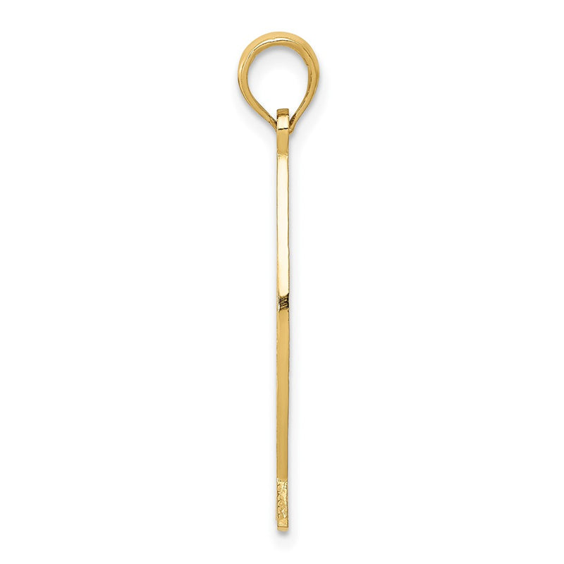 10K Yellow Gold 10K Ichthus Fish With Jesus Pendant