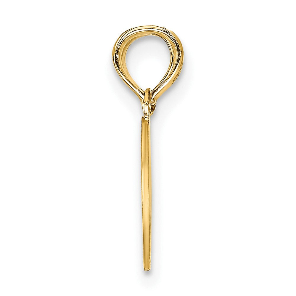 10K Yellow Gold 10K Reversible Break Apart Mizpah Heart Pendant
