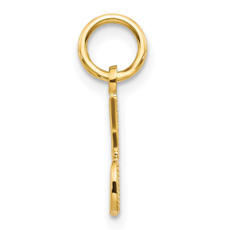 10k Yellow Gold #1 DAD Charm