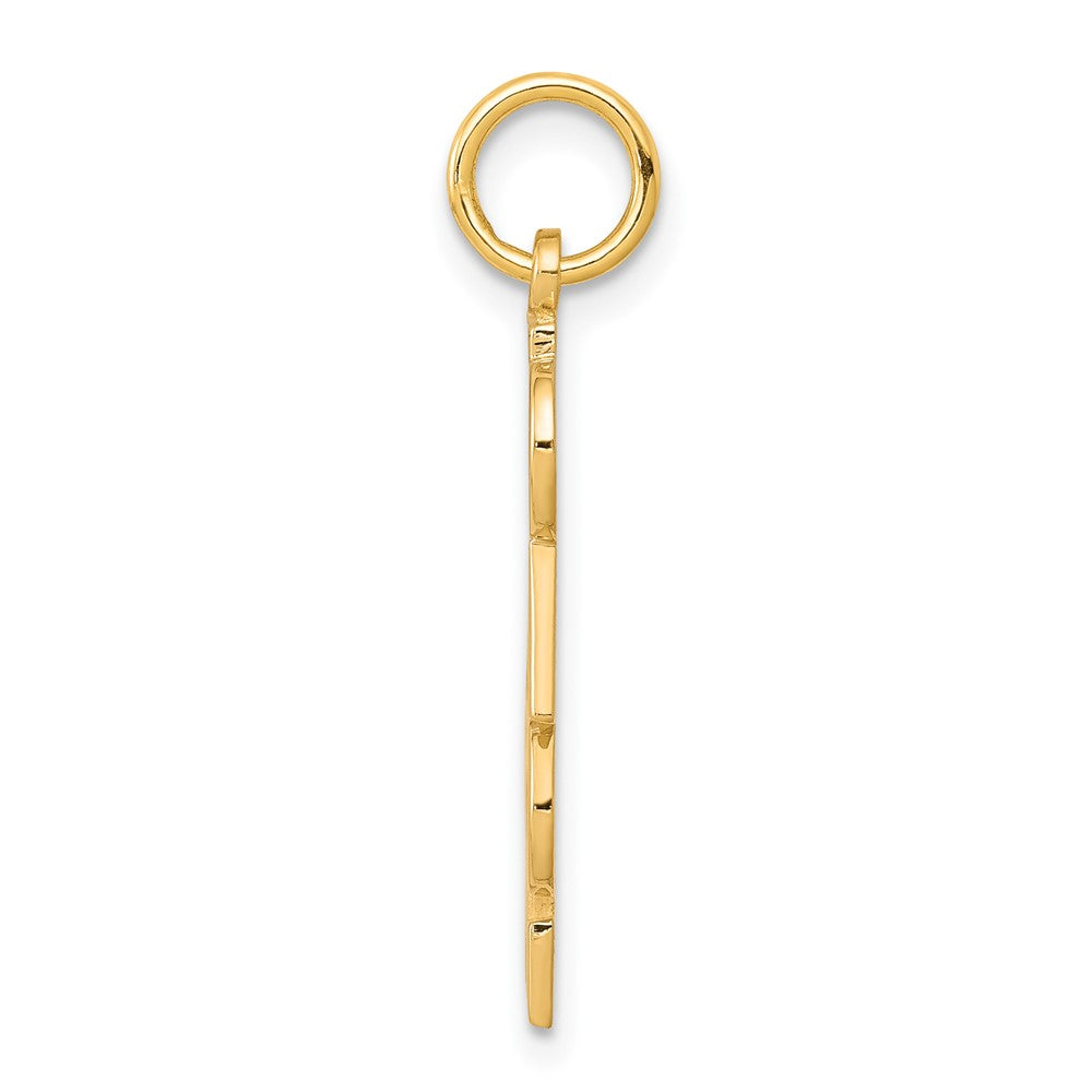 10k Yellow Gold #1 DAD Charm