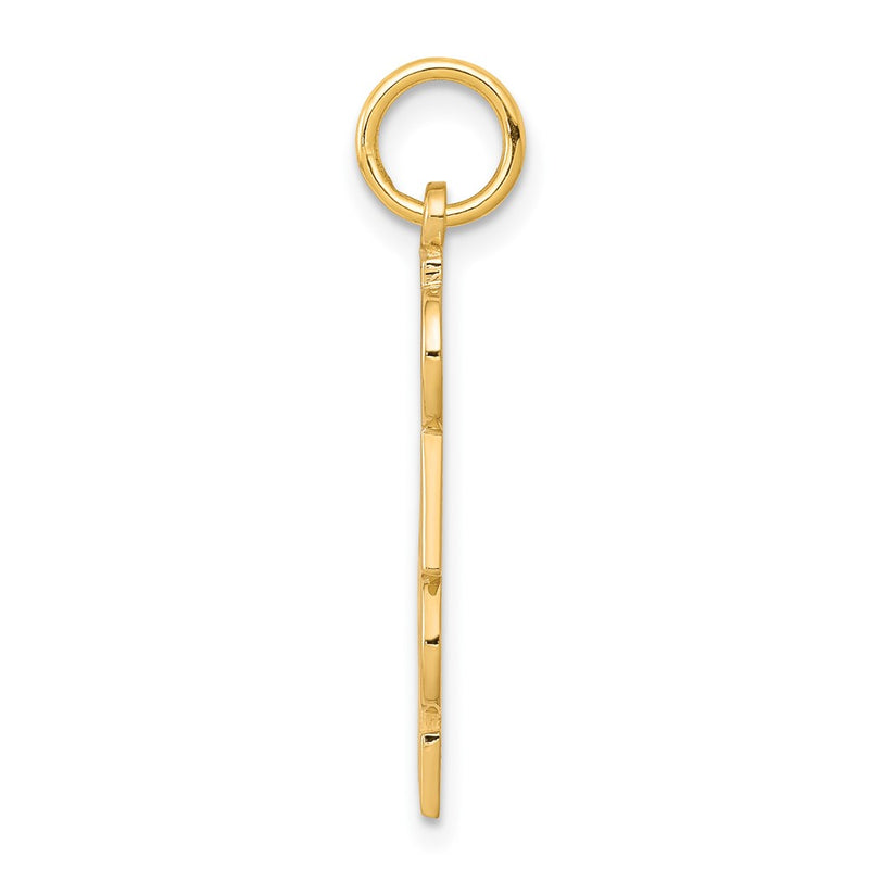 10k Yellow Gold #1 DAD Charm