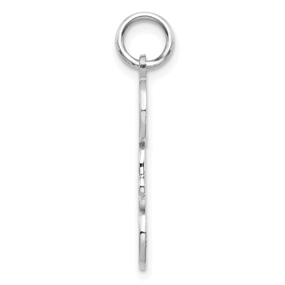 10K White Gold 10K Dad Charm