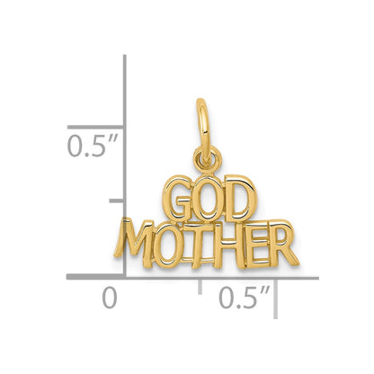 10k Yellow Gold GODMOTHER Charm